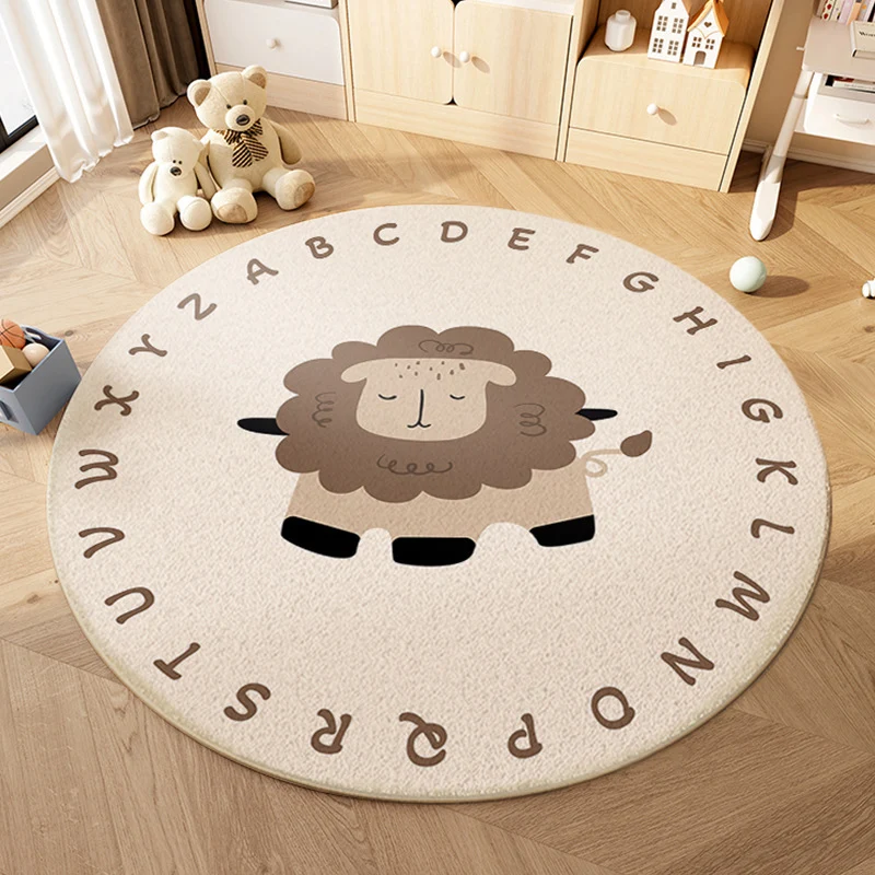 Verspielter Monster-Themen-Teppich
