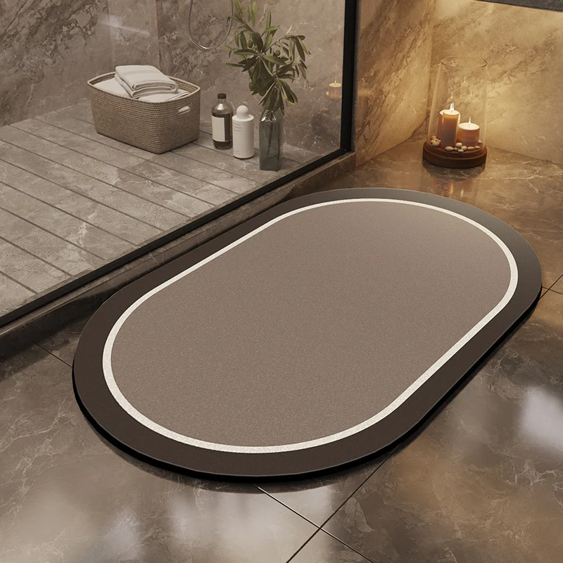 Moderne geometrische Badmatte