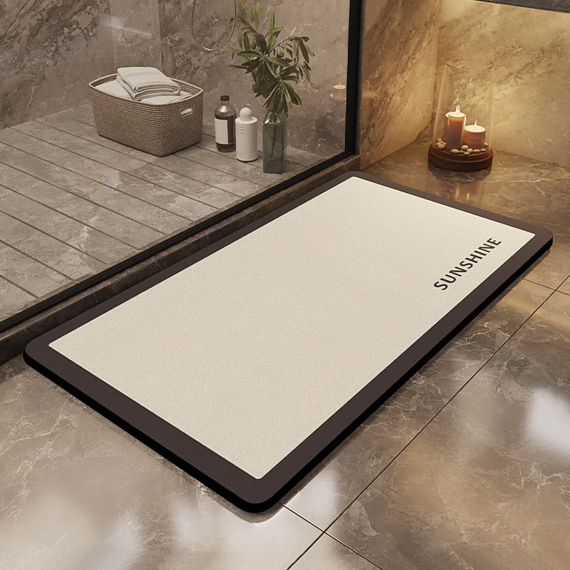 Moderne geometrische Badmatte