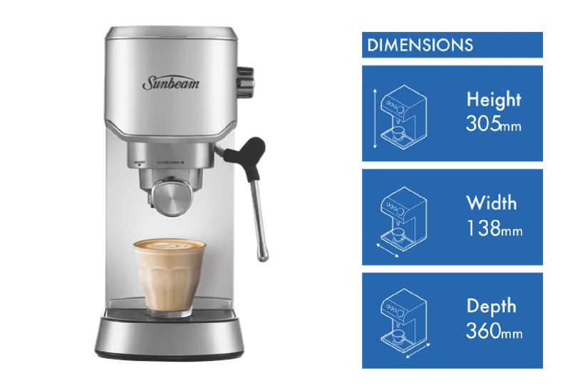 Sunbeam Compact Barista Espresso Coffee Machine