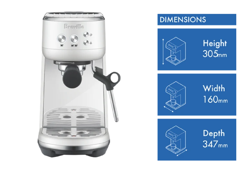 Breville The Bambino Sea Salt Espresso Coffee Machine
