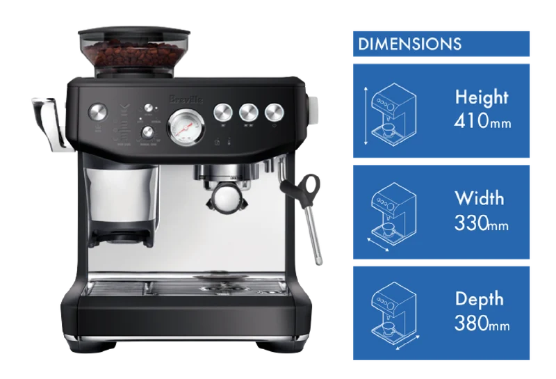 Breville the Barista Express Impress Black Truffle