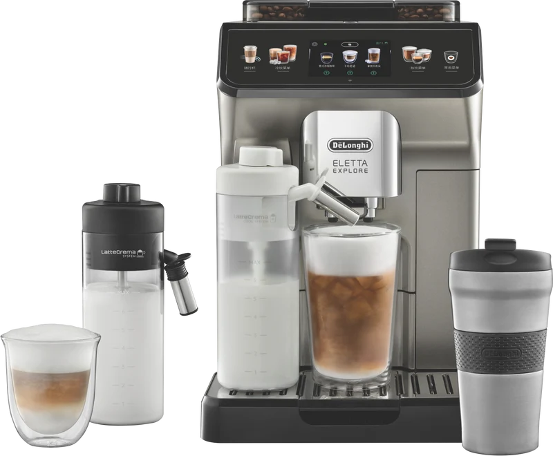 DeLonghi Eletta Explore Wifi Connect Titan Coffee Machine