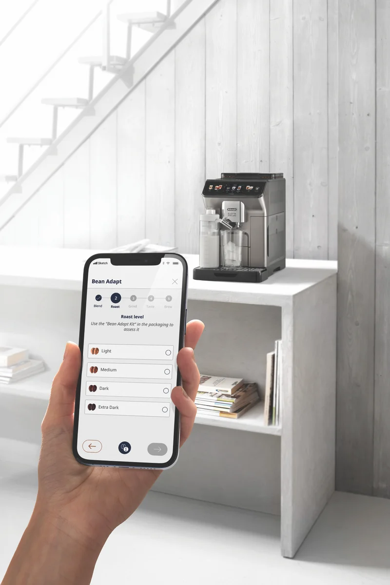DeLonghi Eletta Explore Wifi Connect Titan Coffee Machine