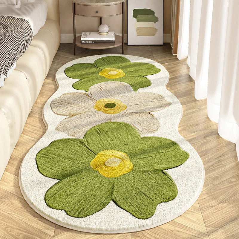 Süßer blumenförmiger Teppich