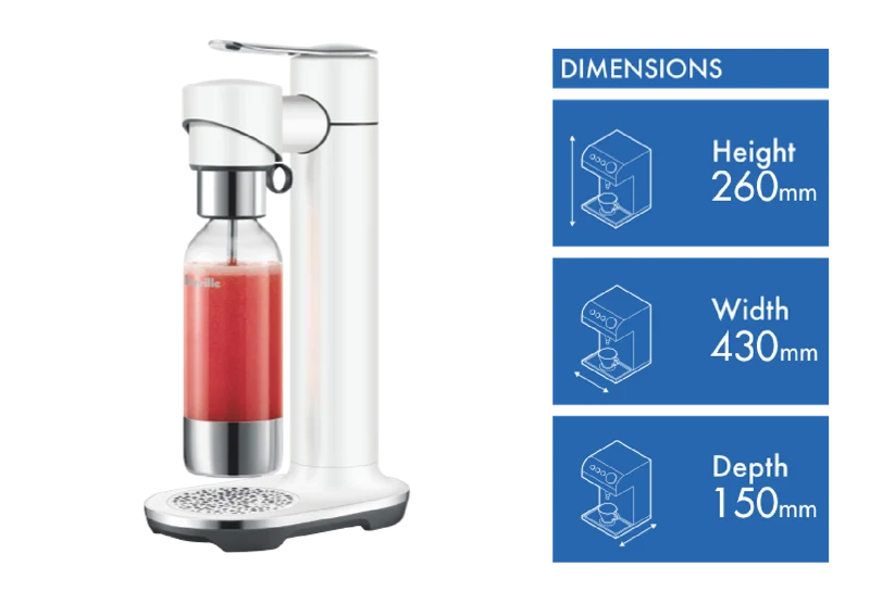 Breville The InFizz Fusion Sparkler Sea Salt