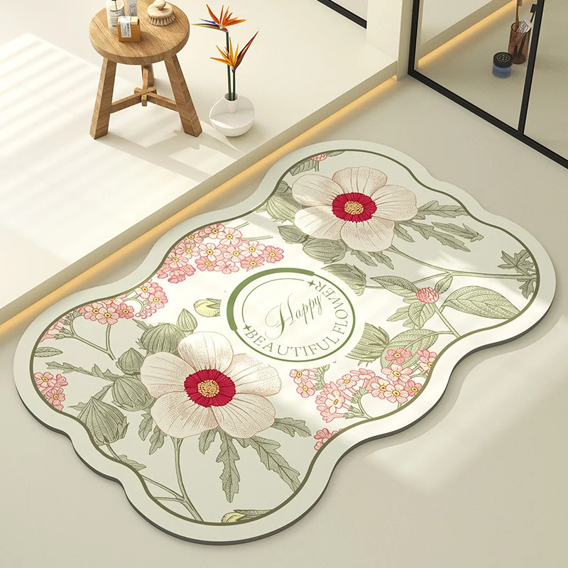 Dekorative Blumen Teppich