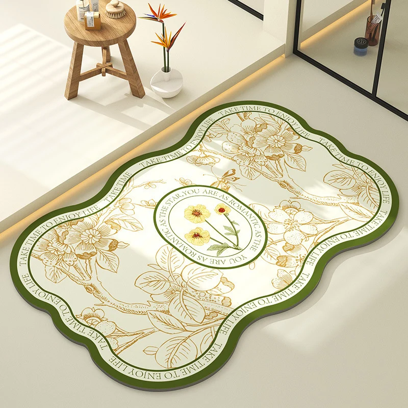 Dekorative Blumen Teppich