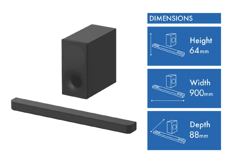 Sony 2.1Ch 330W Soundbar