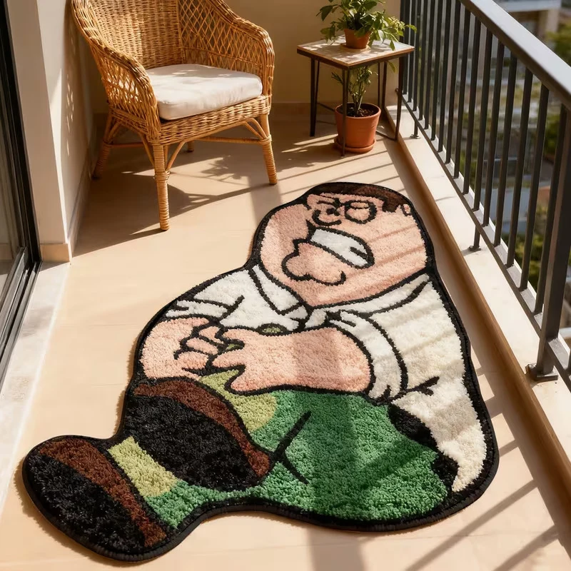 Zurück in der Form einer Cartoonfigur