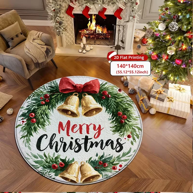 3D Weihnachtsmuster Teppich