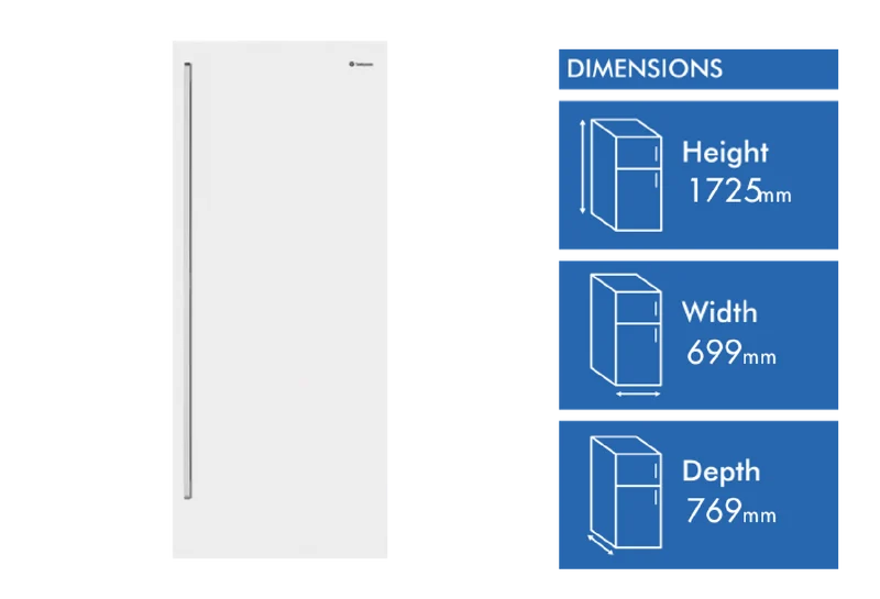 Westinghouse 388L Vertical Freezer