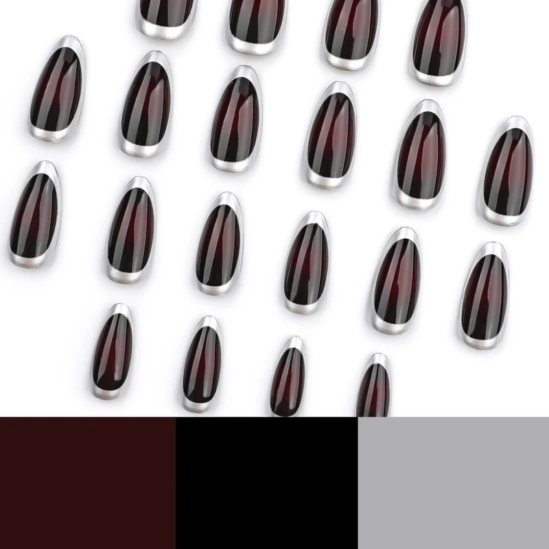 Stylische Stiletto-Nägel mit elegantem Glanz Karnz