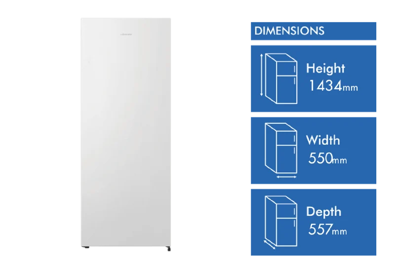 Hisense 155L Vertical Freezer