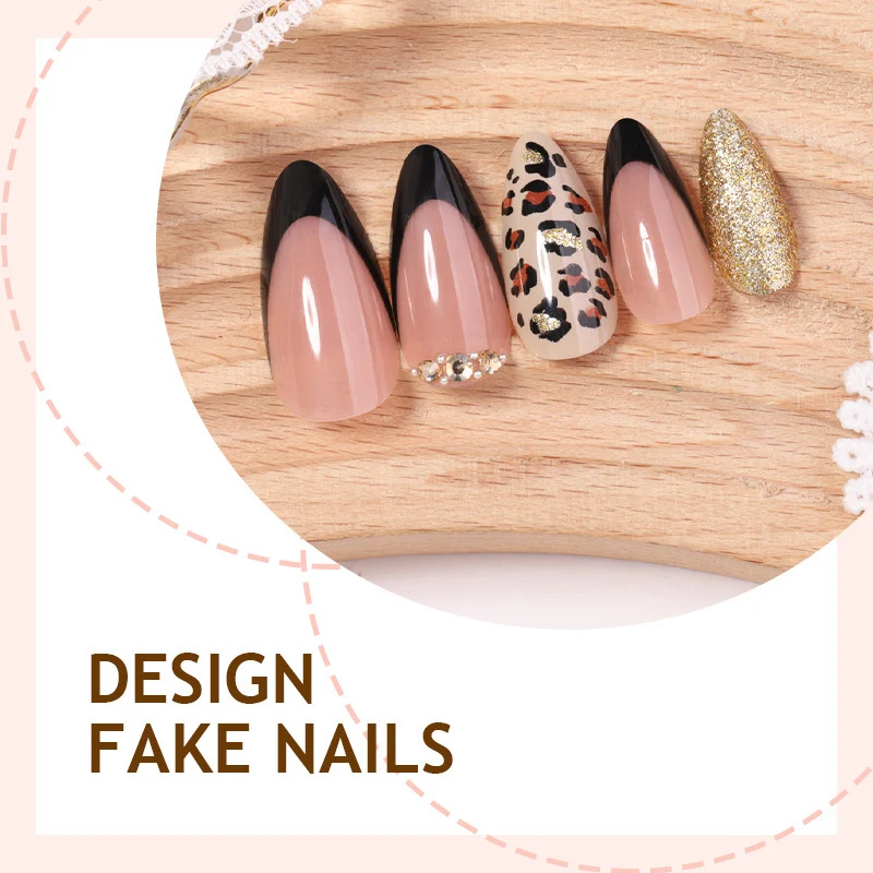 Kunstnagel-Set mit verschiedenen Designs Karnz