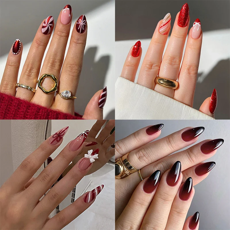 Künstliche Nagelspitzen mit Ombre-Design Karnz