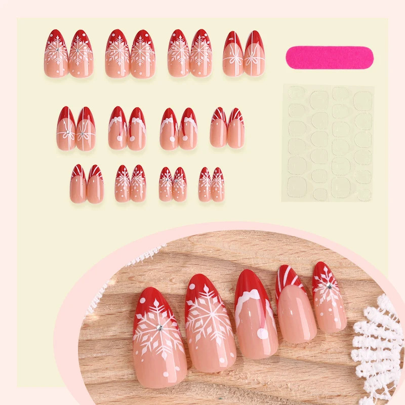 Künstliche Nagelspitzen mit Ombre-Design Karnz