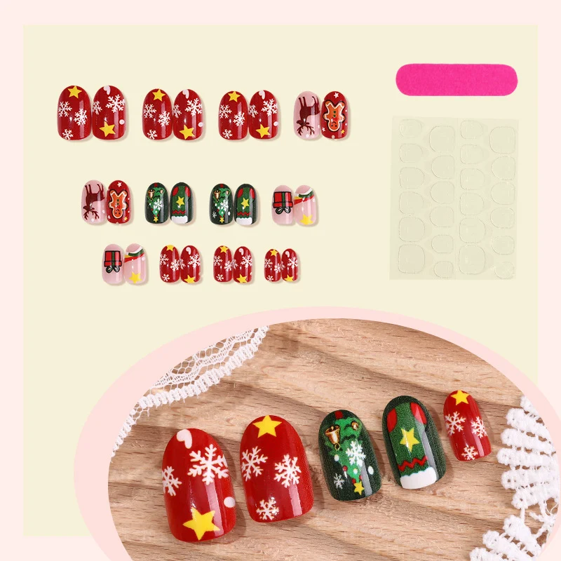 Künstliche Nagelspitzen mit Ombre-Design Karnz