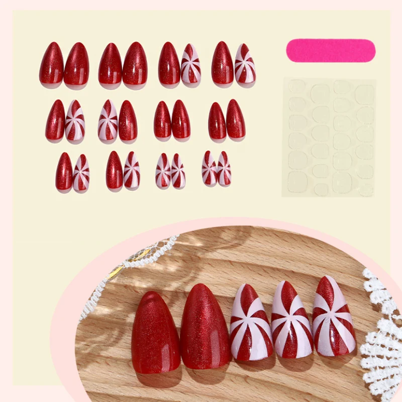 Künstliche Nagelspitzen mit Ombre-Design Karnz