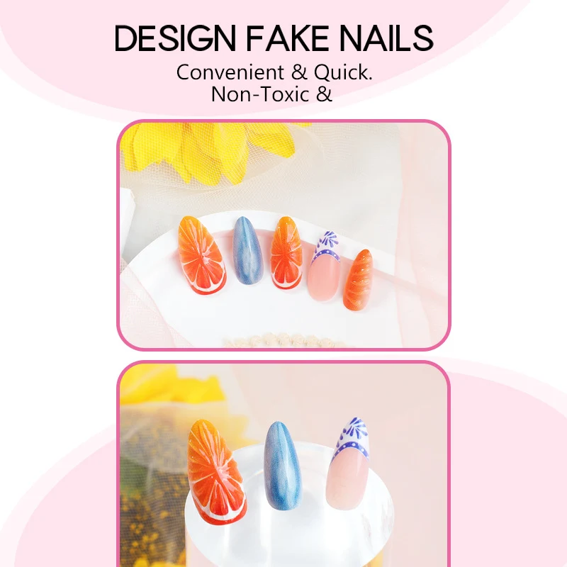 Kreatives Nagelset im fröhlichen Obstdesign Karnz