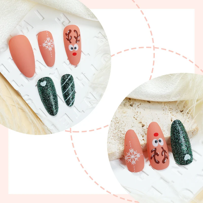 Kreatives Nagelkunstset mit winterlichem Design Karnz