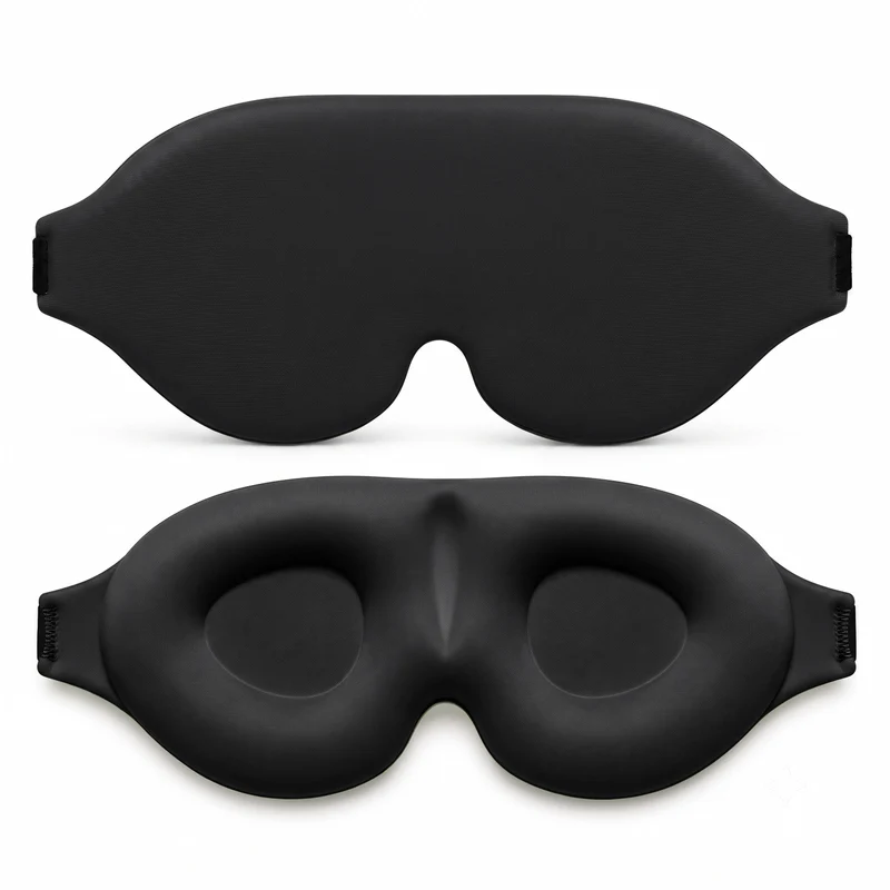 Skulptierte ergonomische Augenmaske aus Memory-Schaum fürs Schlafen Karnz