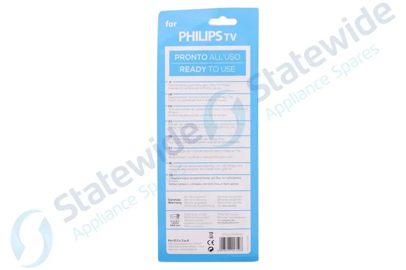 Universal TV Remote Control For All Philips Tvs - Non Genuine