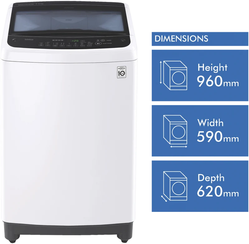 LG 7.5kg Top Load Washer