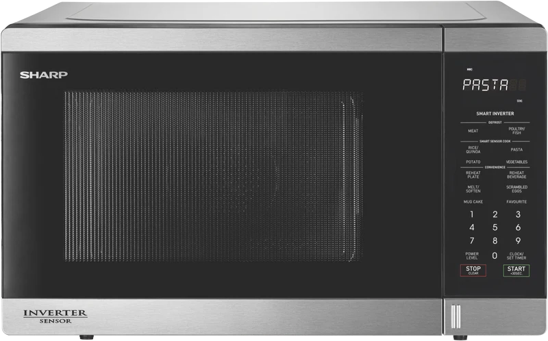 Sharp 34L 1200W Inverter Microwave - S/Steel