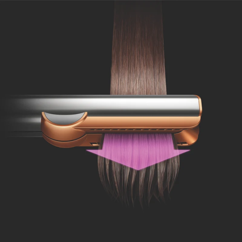 Dyson Airstrait Straightener Bright Nickel / Copper