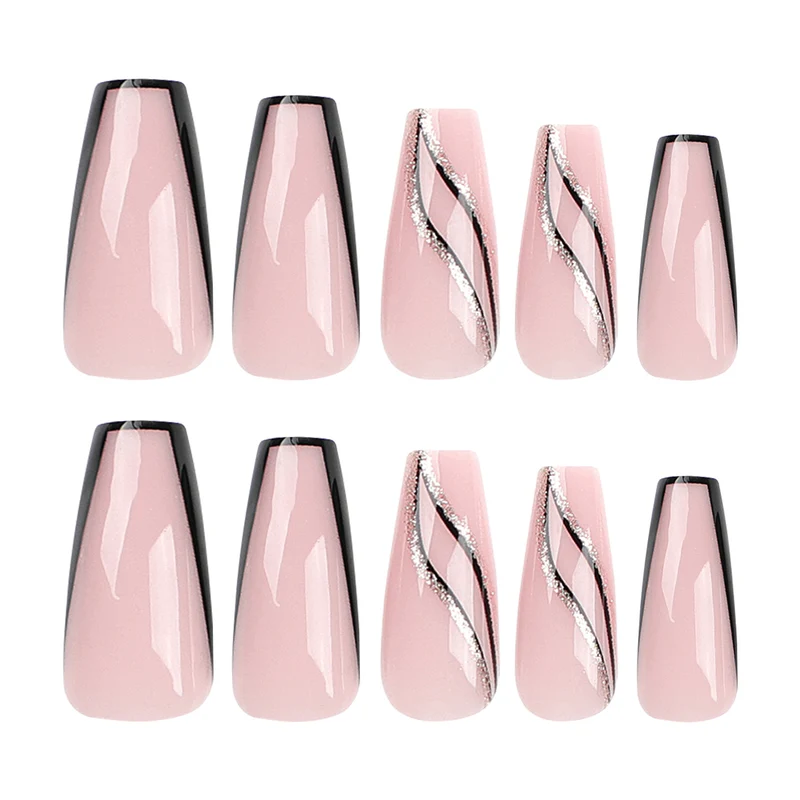 Kunstvolle Nagelverlängerungen mit elegantem Design Karnz