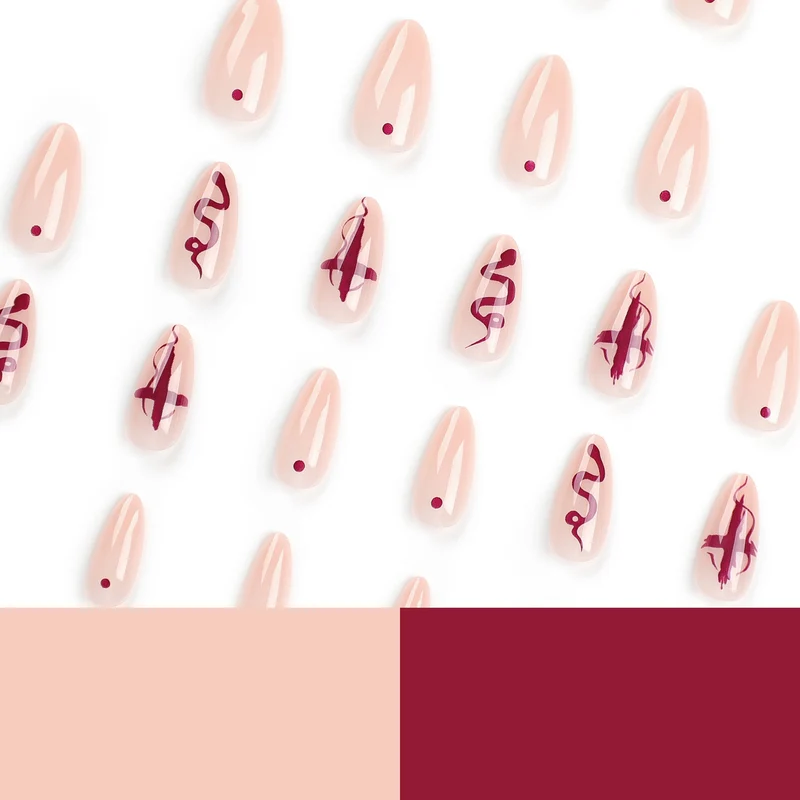 Kunstvolle Nagelverlängerungen mit einzigartigem Design Karnz