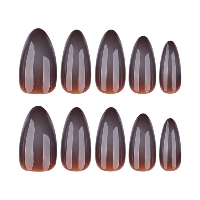 Kunstvolle Nagelverlängerungen im eleganten Bananen-Design Karnz