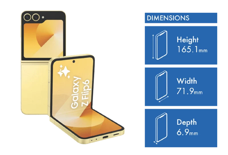 Samsung Galaxy Z Flip6 256GB Yellow