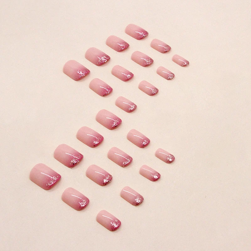 Glitter Ombre Nagelverlängerungen Karnz
