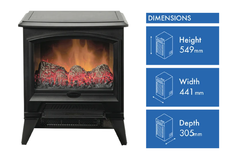 Dimplex 2kW Casper Optiflame Electric Fire Heater