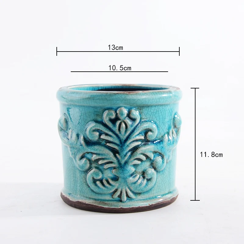 Eleganter Keramik Blumentopf Karnz