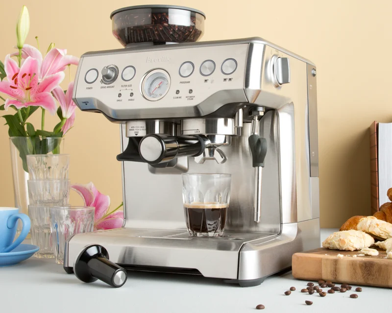 Breville The Barista Express Coffee Machine Brushed Stainless Steel