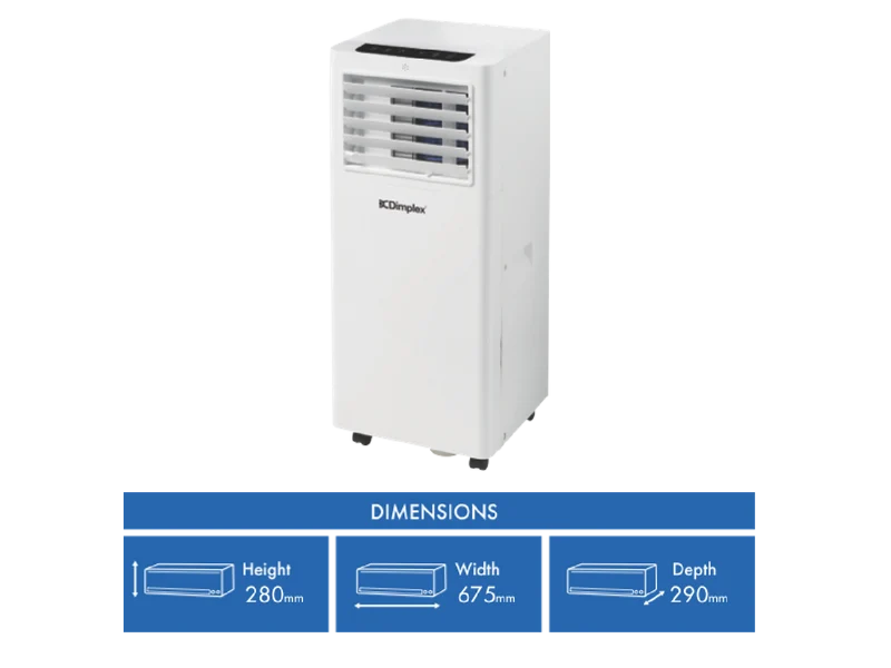 Dimplex 2.6kW Portable AC w/ Dehumidifier