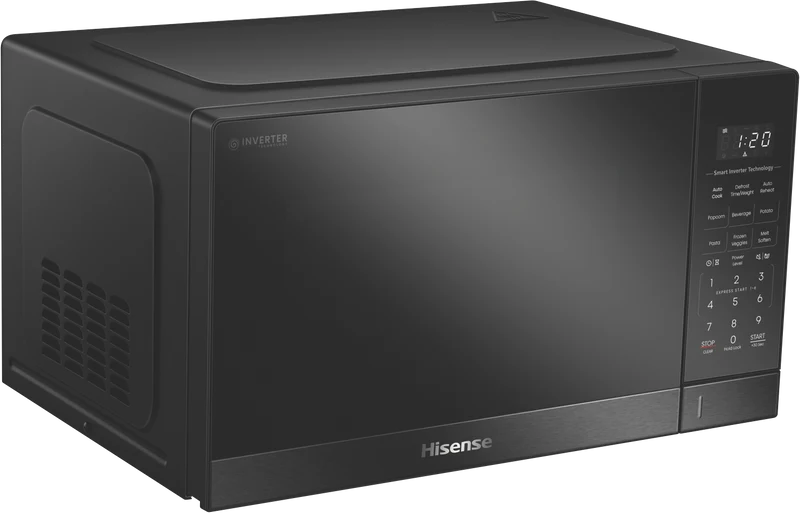Hisense 34L 1100W Inverter Microwave Dark Stainless Steel