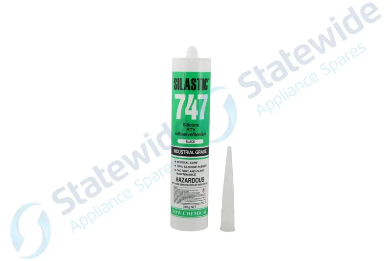 Universal Oven Glass SEALANT/SILASTIC(Black) 300 Degree rated RTV747(310g)