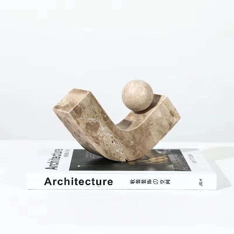 Abstrakte Beton Regenbogen Skulptur