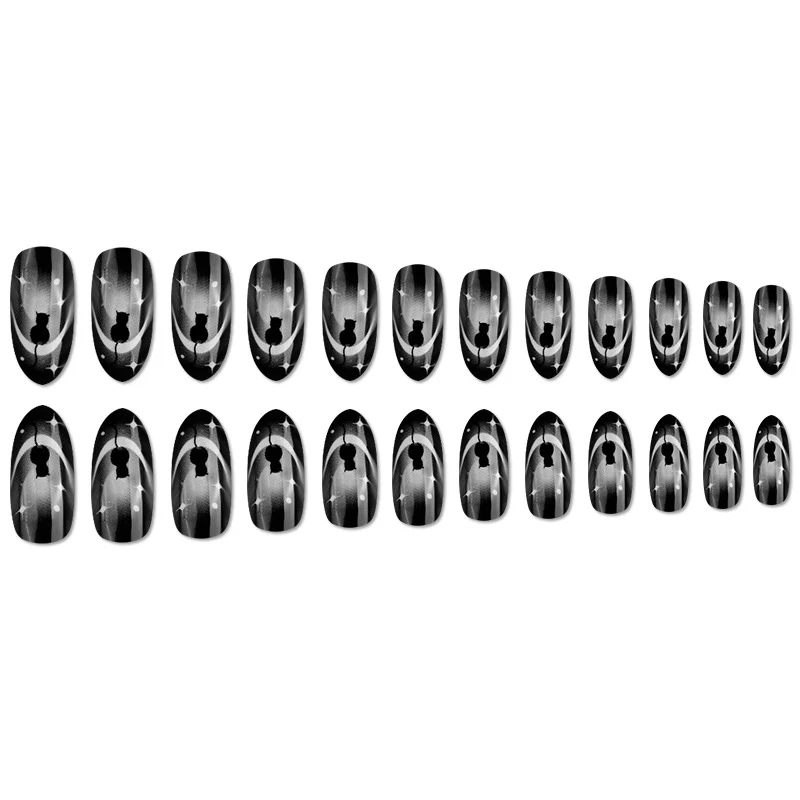 Künstlerische Press-On Nagelverlängerungen mit einzigartigem Design Karnz