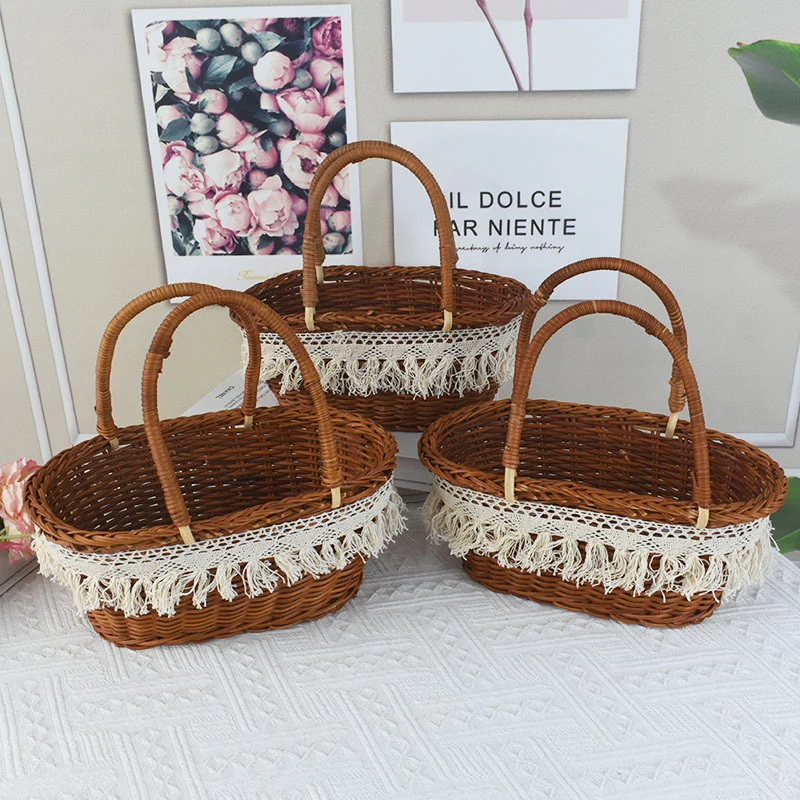 Stylischer Korb Picknickkorb Karnz