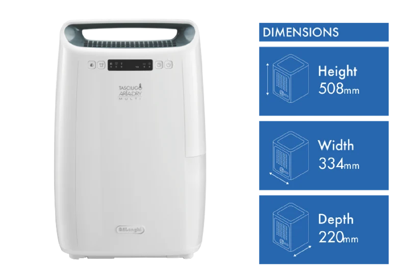 DeLonghi Tasciugo AriaDry Multi 16L Dehumidifier
