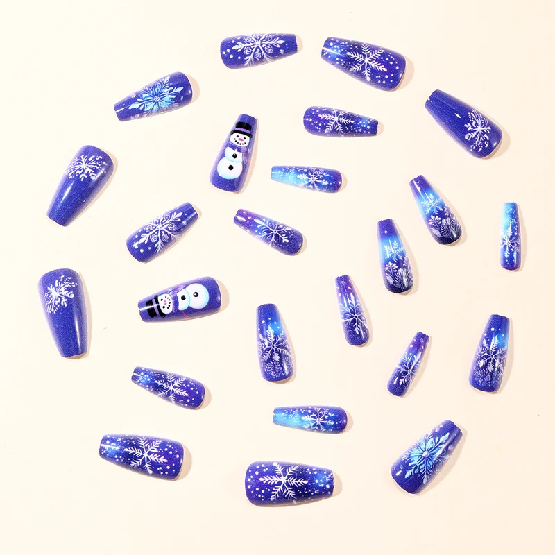 Winter-Themen 3D Nagelkunst Erweiterungen Karnz