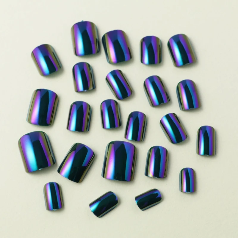 Premium Glänzende Press-On Nageltips Karnz