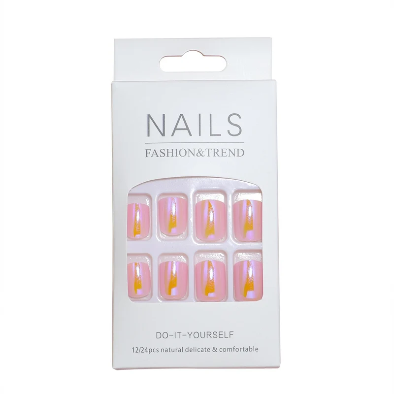 Premium Glänzende Press-On Nageltips Karnz