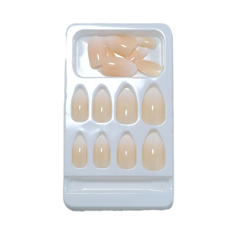 Natürliche Glossy Press-On Nail Tips Karnz