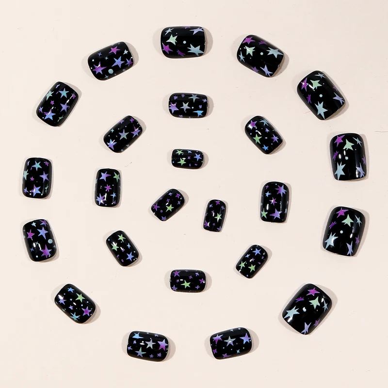 Sternen Nacht Themen Nagelkunst Erweiterungen Karnz